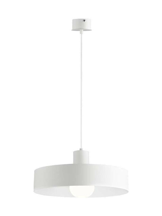 Viokef Norton Adjustable Pendant Light White with Socket E27 35x350cm