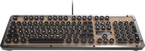 Azio Retro Classic USB Doar tastatura Maro