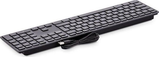 LMP KB-1243 Πληκτρολόγιο Αγγλικό UK Συμβατό με Mac Γκρι
