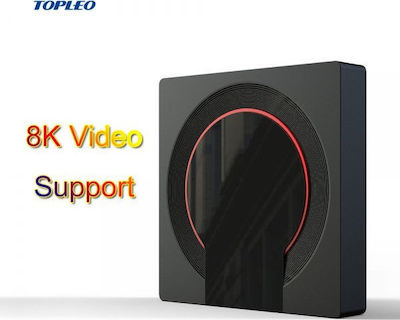 TV Box I96 Topleo Pro 8K UHD με WiFi 4GB RAM και 32GB Αποθηκευτικό Χώρο με Λειτουργικό Android 9.0