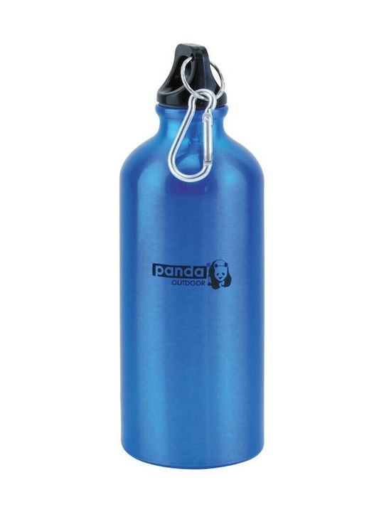 Panda Παγούρι Αλουμινίου 600ml Μπλε