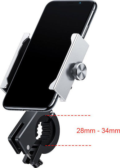 Baseus Mount Phone Motorcycle with Adjustable Arm for Steering Wheel