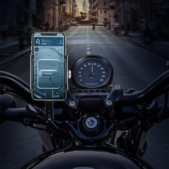 Baseus Mount Phone Motorcycle with Adjustable Arm for Steering Wheel