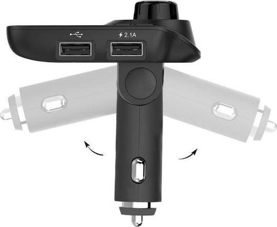 FM Transmitter Autovehicul T11 cu Bluetooth
