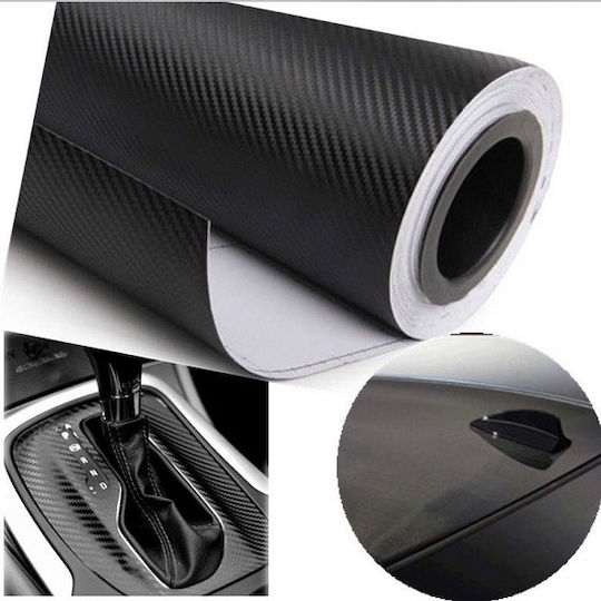 Auto-Klebebänder Kohlenstoff 13 x 500cm in Schwarz Farbe 2Stück