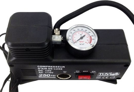 Factory Τρόμπα Αυτοκινήτου 250PSI με Καλώδιο Αναπτήρα 12V
