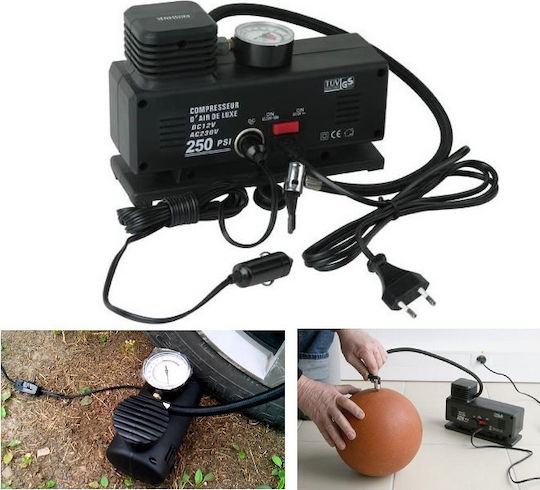 Factory Τρόμπα Αυτοκινήτου 250PSI με Καλώδιο Αναπτήρα 12V