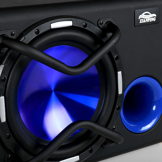 YL-103 Αυτοενισχυόμενο Subwoofer Αυτοκινήτου 10" 120W RMS με Κούτα