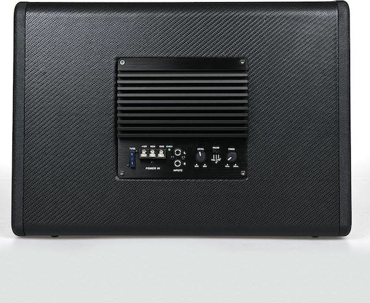 Subwoofer E-10 Αυτοενισχυόμενο Subwoofer Αυτοκινήτου 10" 150W RMS με Κούτα