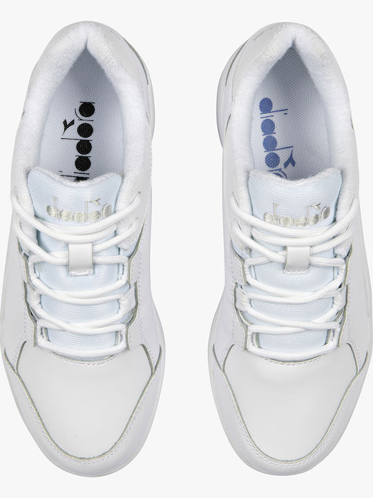 Majesty Γυναικεία Flatforms Sneakers Λευκά