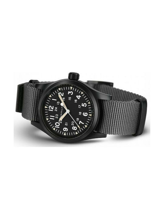 Hamilton Khaki Field Mechanical Ceas Baterie cu Gri