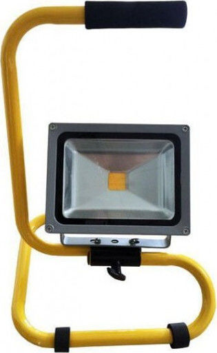 Eurolamp Scheinwerferbasis für Leuchten aus Aluminium Gelb 147-22421