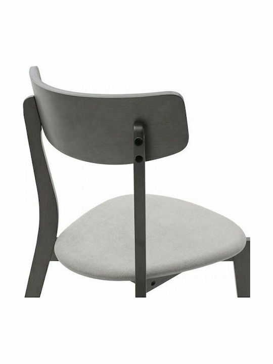 Τραπεζαρία Benson / Toto με 4 Καρέκλες 80x80εκ. Rustic Grey