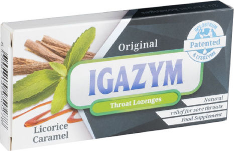 Igazym Lozenges For Children Gluten Free Caramel & Licorice 16gr 20 Pieces