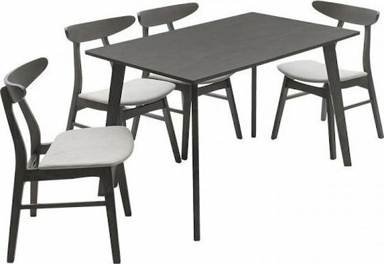 Трапезария Benson / Orlean 5бр Рустикално сиво 120x75бр