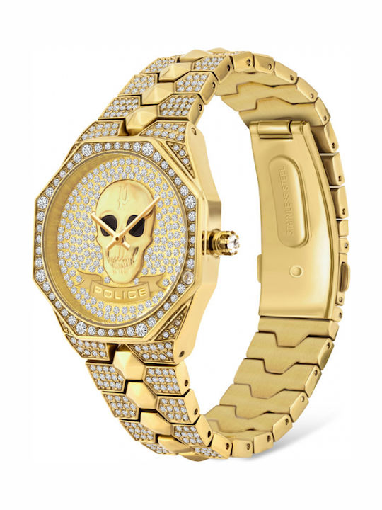 Police Montaria Women's Watch with Gold Metal Bracelet