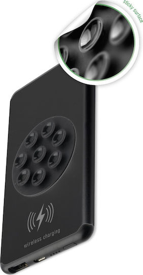 4Smarts StickyVolt Power Bank 5000mAh με Θύρα USB-A Μαύρο