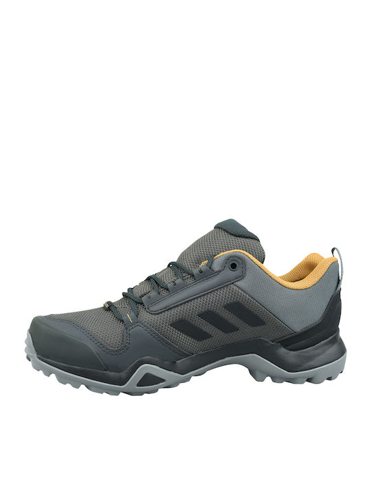 adidas Terrex Ax3 GTX Men's Hiking Shoes Gore-Tex Grey Five Core Black Mesa