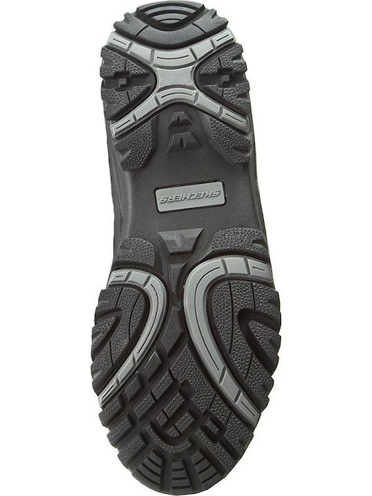Skechers Relaxed Fit Relment Pelmo Men's Hiking Boots Waterproof with Gore-Tex Membrane Black