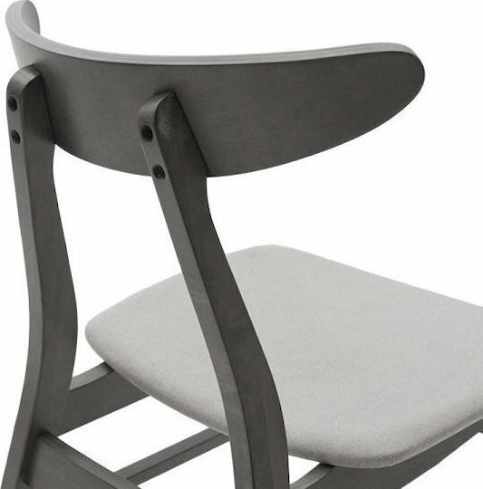 Orlean Καρέκλα Κουζίνας Ξύλινη Rustic Grey 49x53.5x78εκ.