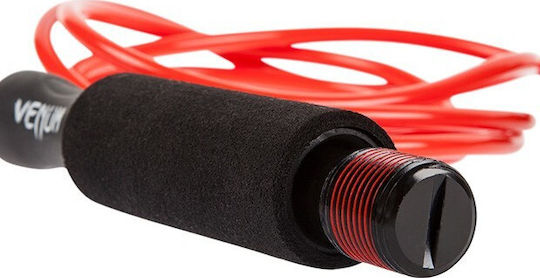 Venum Adjustable Jump Rope with Ball Bearings Red Competitor 2.9m