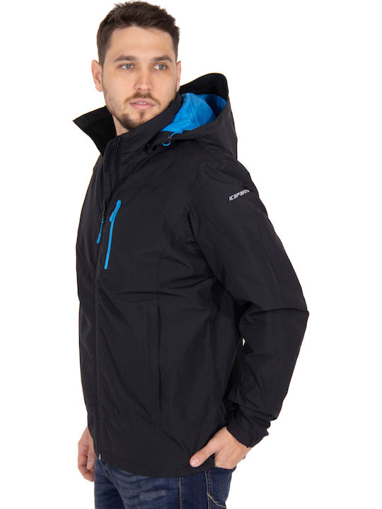 Lanzo Winter Jacket Softshell Waterproof and Windproof Black