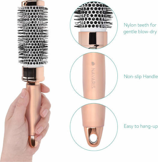 Navaris Hair Brush Rose Gold 50mm