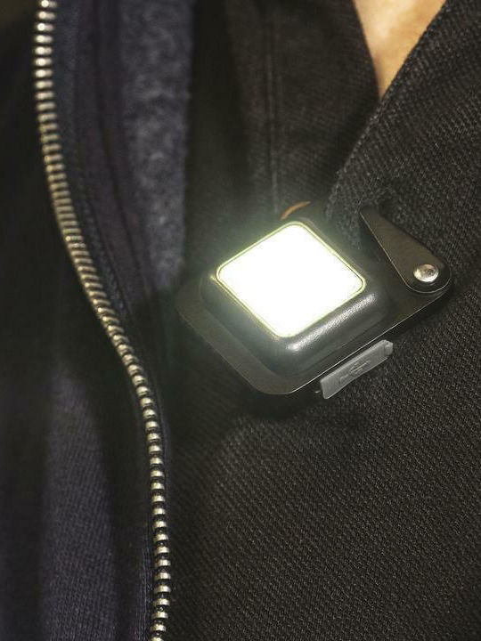 True Utility Μπρελόκ Buttonlite Μεταλλικό με Led Κόκκινο