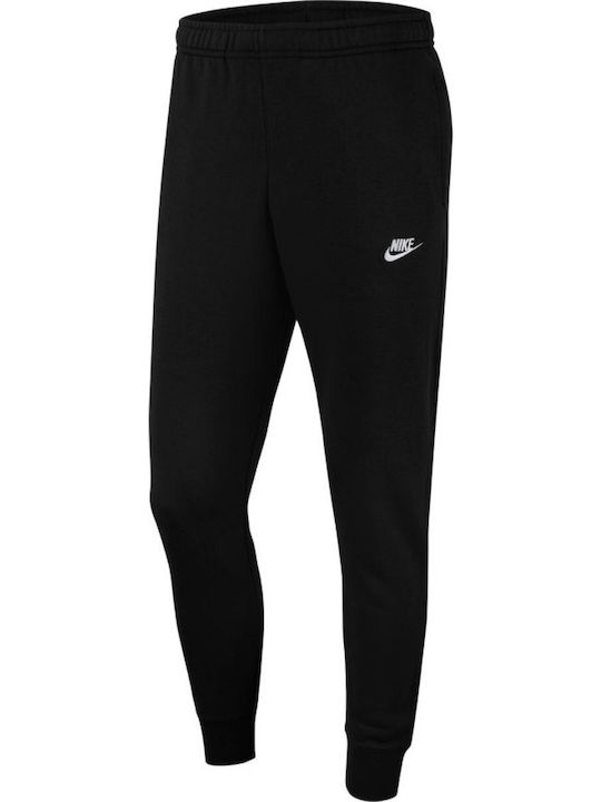 Football Sweatpants with Elastic Black