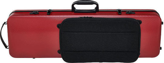 Gewa Pure 2.4 Waterproof Suitcase Violin Padded 4/4 Red
