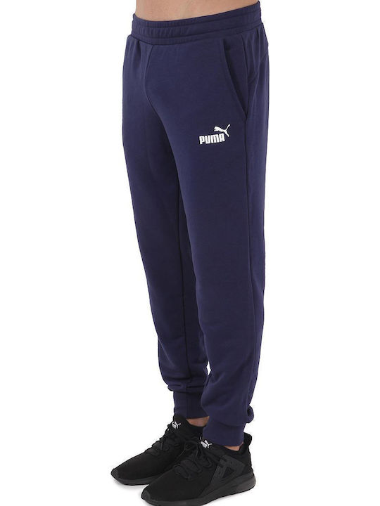 Essentials Sweatpants with Elastic Blue
