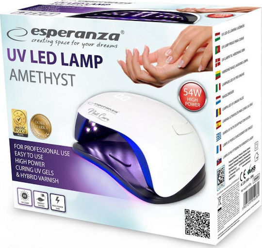 Esperanza Φουρνάκι Νυχιών UV / LED 54W Λευκό