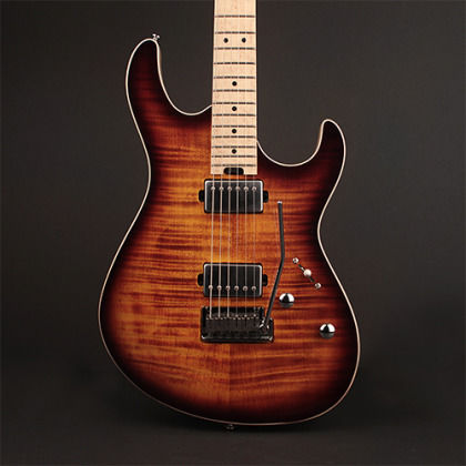 Cort G290 FAT Elektrische Gitarre Stratocaster mit HH Tonabnehmerkonfiguration Antique Violin Burst