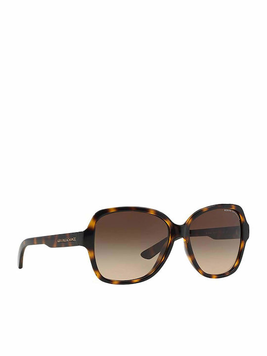 Armani Exchange Γυναικεία Γυαλιά Ηλίου με Καφέ Ταρταρούγα Κοκκάλινο Σκελετό και Καφέ Φακό AX4029S 811713