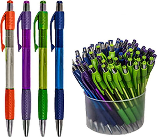Justnote Η1-22 Pixuri Ballpoint Set 60 Bucăți (Culori Diverse)