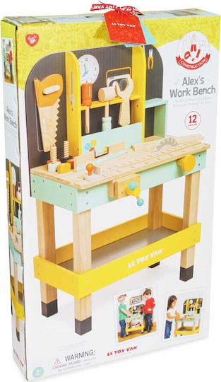 Le Toy Van Alex's Kinder-Arbeitsbank aus Holz für 3+ Jahre