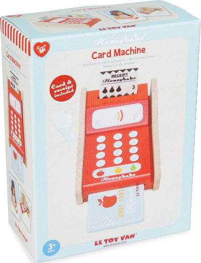 Le Toy Van Wooden POS Credit Card Machine for 3 Plus Years