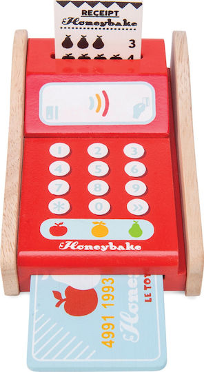 Le Toy Van Wooden POS Credit Card Machine for 3 Plus Years