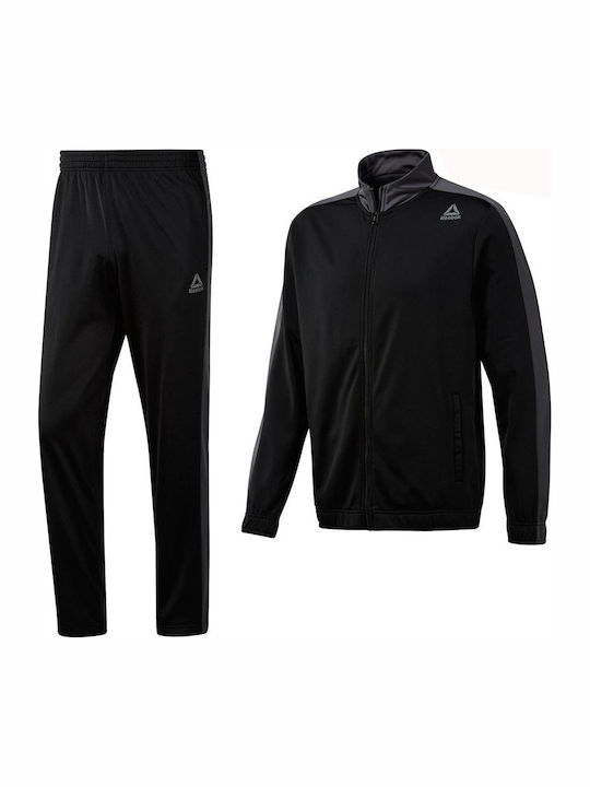 Tricot Tracksuit Set Trening Lucios Negru