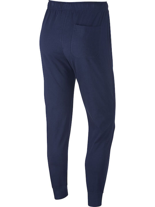 Sportswear Club Παντελόνι Φόρμας με Λάστιχο Navy Μπλε