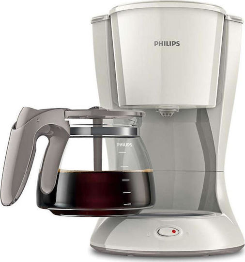 Philips Filter Coffee Machine 1000W White