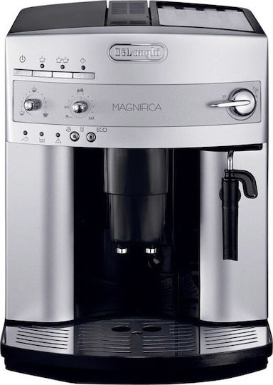 De'Longhi Magnifica ESAM 3200 S Αυτόματη Μηχανή Espresso 1350W Πίεσης 15bar με Μύλο Άλεσης Ασημί