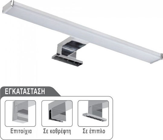 Lucas Modern Lumină de Baie cu LED Integrat și Lumină Alb Natural 40x10.6x4.2cm