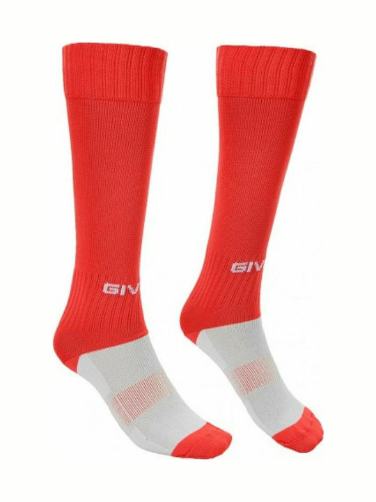 Givova Calza Calcio Football Socks Red 1 Pair
