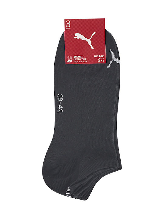 PUMA Sportsocken Schwarz 3 Paare