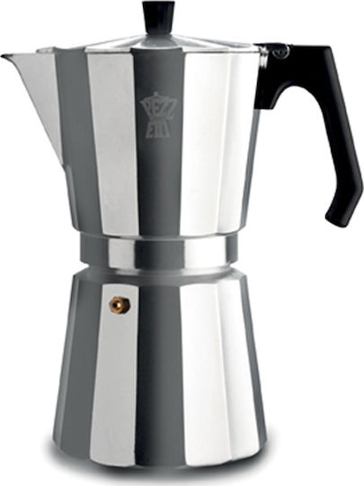 Pezzetti Luxexpress Μπρίκι Espresso 2cups Ασημί
