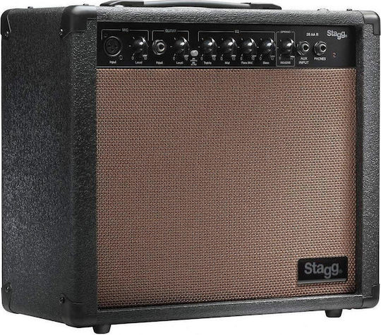 Stagg 20 AA R Combo Amplificator Instrumente Acustice 1 x 6.5" 20W Maro