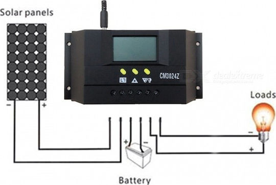 Solar Laderegler PWM 24V 30A