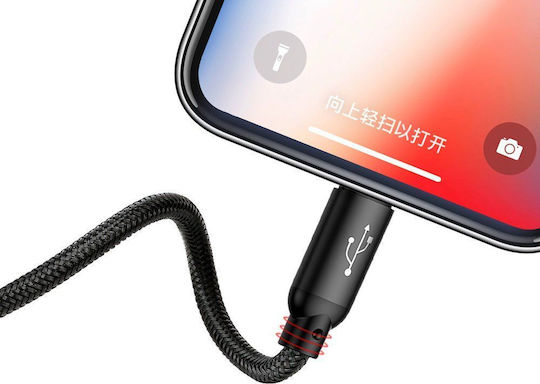Baseus Three Primary Colors 3-in-1 Braided USB to Lightning / Type-C / micro USB 1.2m 3A Cable (CAMLT-BSY01)