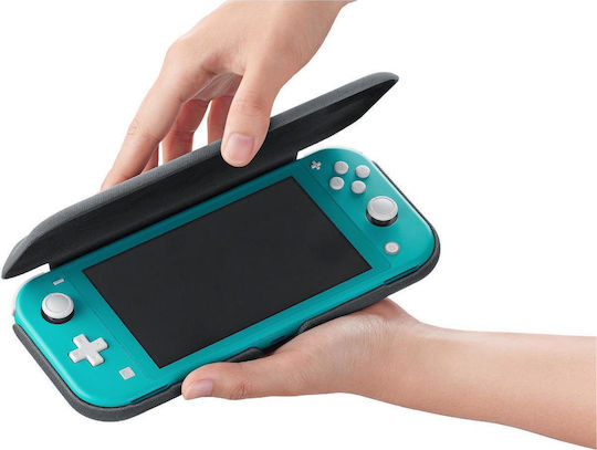 Nintendo Flip Cover & Screen Protector Текстил Защитен калъф за конзола Превключвател Lite Сив